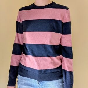 Old Navy Striped Crewneck Rugby Sweater / Small